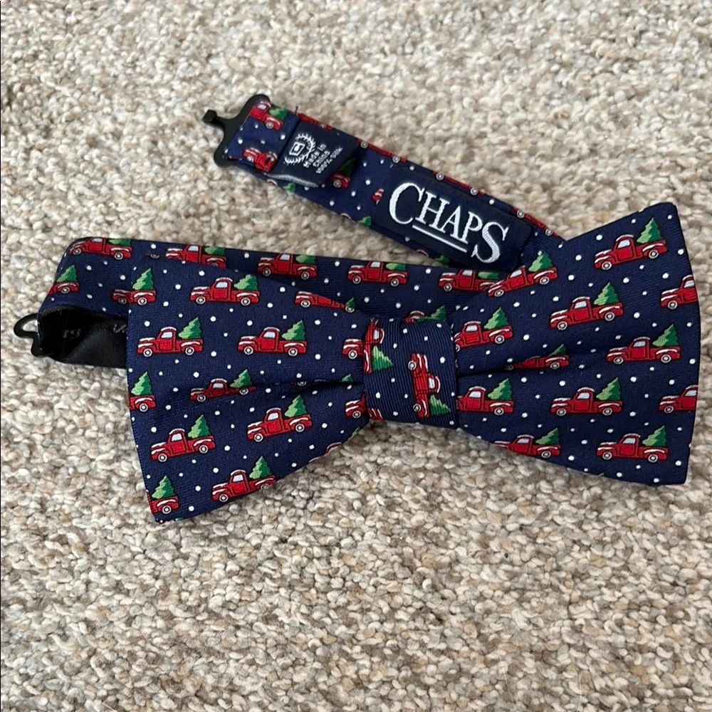 Chaps Kids Bow Tie - Red and Blue